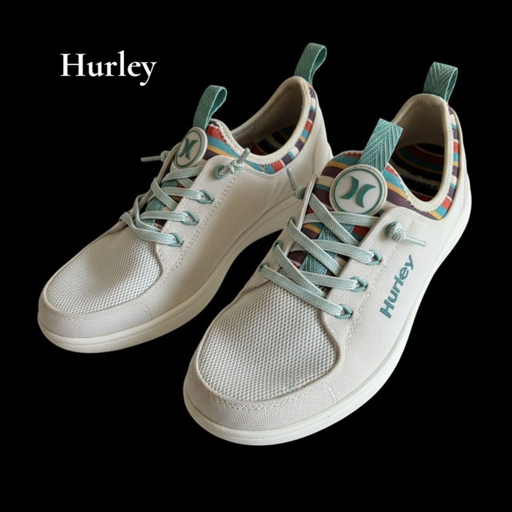 Hurley Women's Castaic Lace-Up Lightweight Sneaker    Sz 7.5